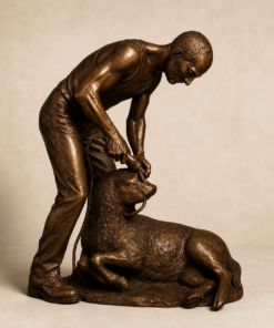 Sheep Shearer - Bronze Effect Finish | JR 110072