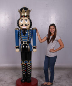 110013 blue and black nutcracker king 6.5ft