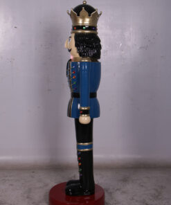 110013 blue and black nutcracker king 6.5ft