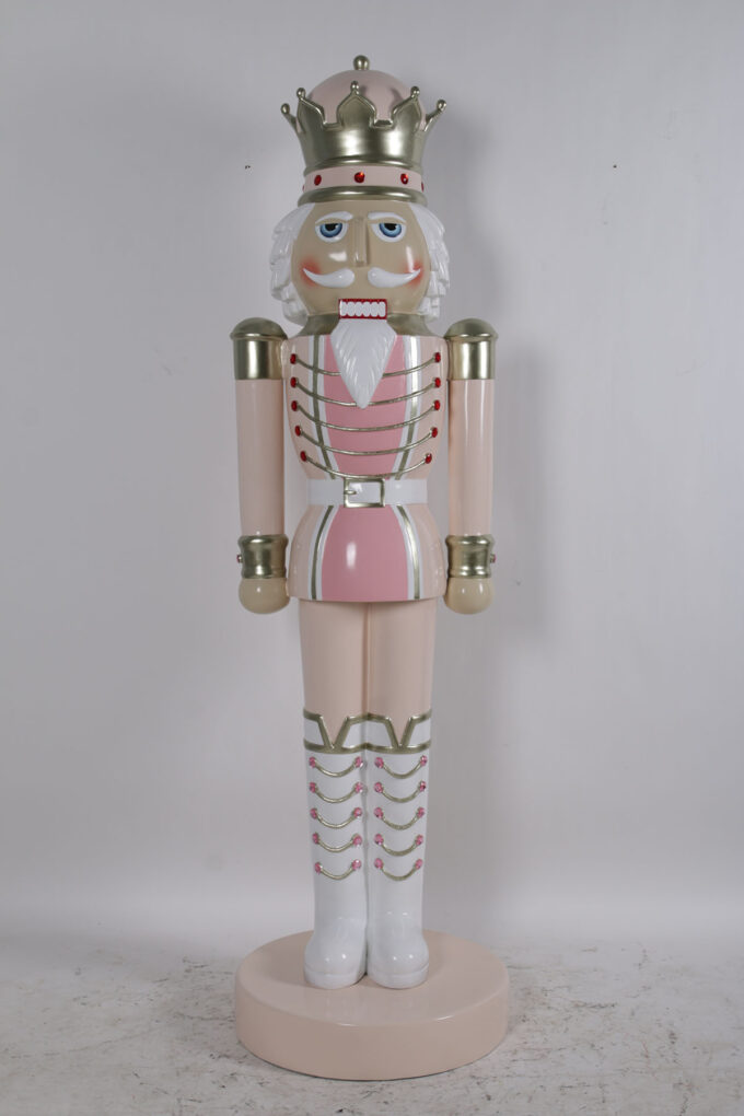 110013 pastel pink nutcracker 6.5ft