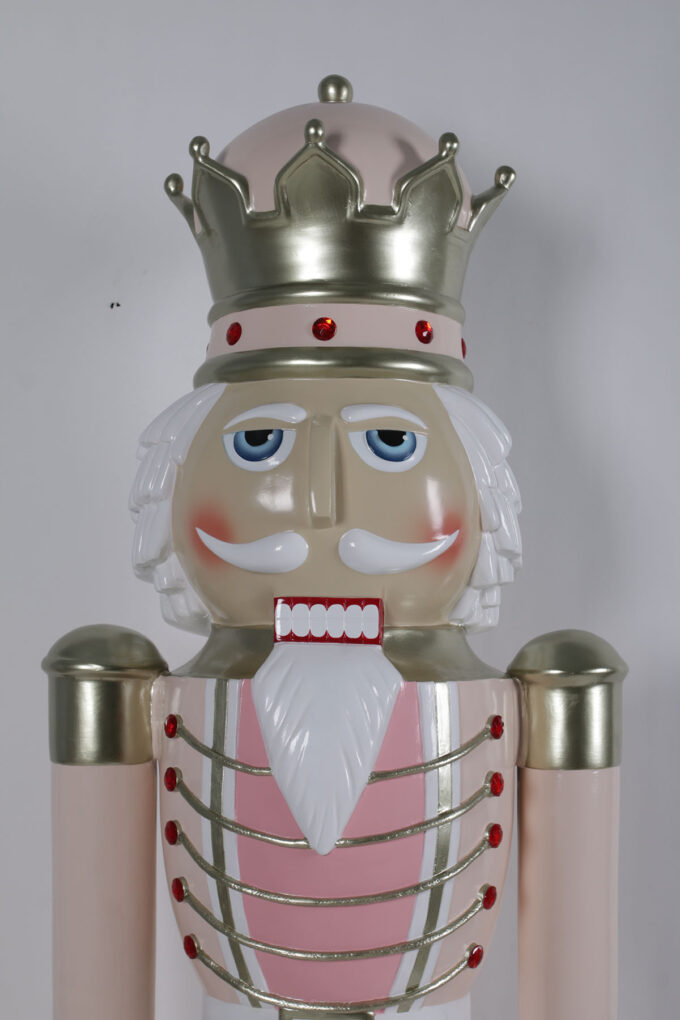 110013 pastel pink nutcracker 6.5ft