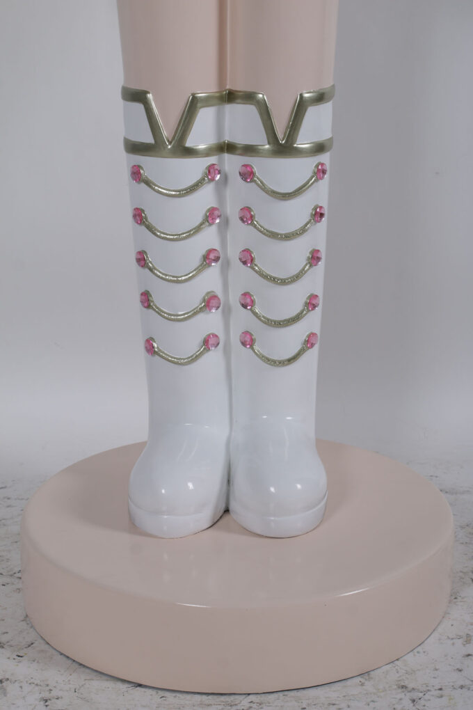 110013 pastel pink nutcracker 6.5ft
