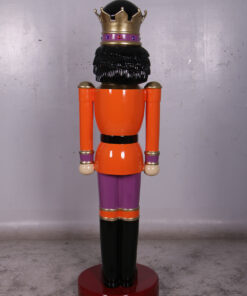 JR 110013 ORANGE AND PURPLE NUTCRACKER KING 6.5FT