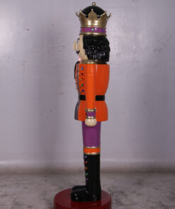 JR 110013 ORANGE AND PURPLE NUTCRACKER KING 6.5FT