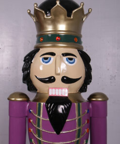110013 purple and green nutcracker king 6.5ft
