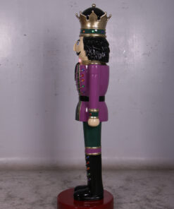 110013 purple and green nutcracker king 6.5ft