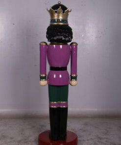 110013 purple and green nutcracker king 6.5ft
