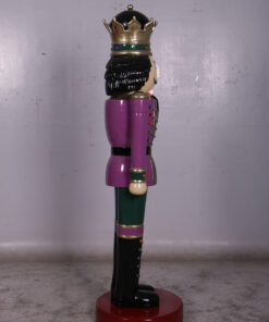 110013 purple and green nutcracker king 6.5ft