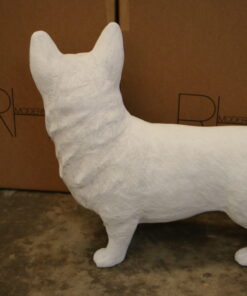 Alternative view of Corgi Dog - Standing - Paintable Primer finish | JR 120028