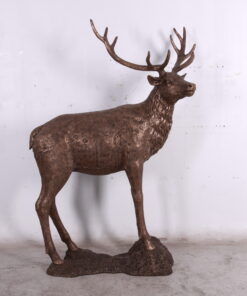 Stag on Base - Bronze Effect Finish | JR 130058