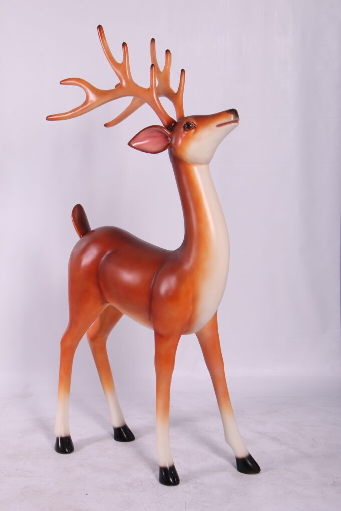 Standing Reindeer - Painted | JR 140091 - Image 2