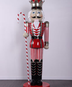 Nutcracker King with Candy Cane - 6.5ft | JR 210111