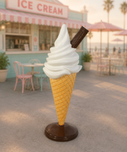 Plain Whippy Ice cream - with Flake 4ft | JR 0045