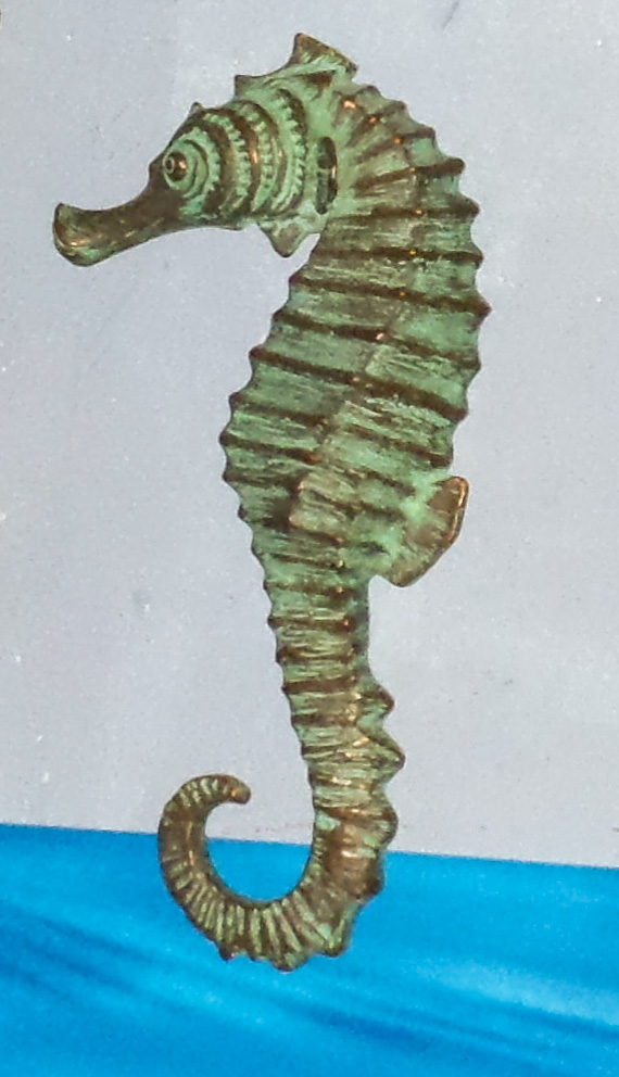 Seahorse 24inch - Hanging - Bronze Effect Finish | JR 140053
