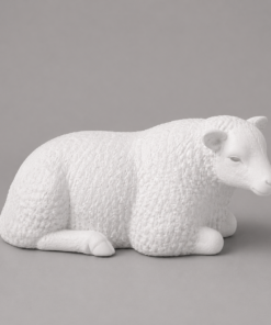 Texelaar Sheep - Lying Down - Paintable Primer Finish | JR 100023