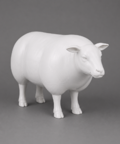 Texelaar Sheep - Head Up - Paintable Primer Finish | JR 100022