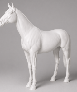Standing Horse - Life Size - Paintable Primer Finish | JR 100019