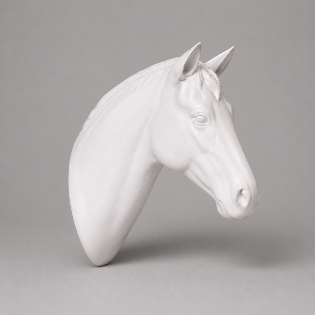 Horse Head - Paintable Primer Finish | JR 150090