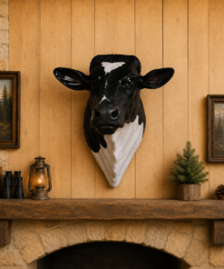 Bull Head - Black and White - Without Horns | JR 2198
