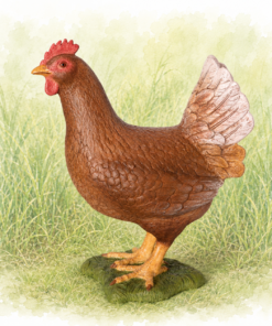 Chicken - Red and Brown | JR 100041