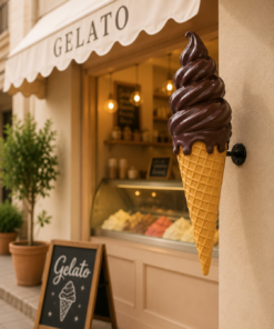 Chocolate - Ice Cream Twist - 3ft Hanging | JR 230174