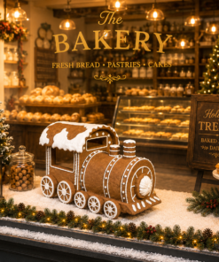 Gingerbread Train - Version 1 | JR 230115