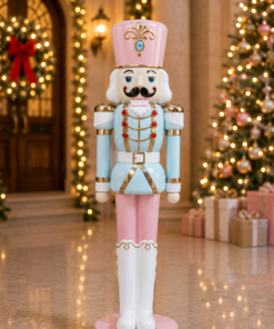 Nutcracker Soldier - Light Blue and Pink - 6ft | JR 170046