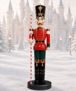 Toy Solider with Baton 6.5ft - Red and Green - Right Hand | JR 140006