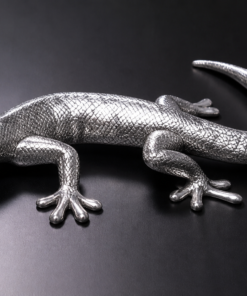 Gecko - Silver Leaf Effect 80cm | JR 150045