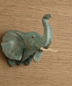 Elephant Head Wall Décor - Bronze Effect Finish | JR 170186