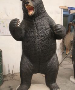 Grizzly Bear - Growling - Dark Brown/Black | JR 120049