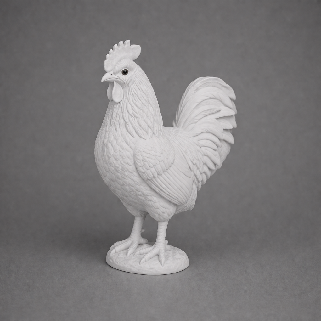 Cockerel - Paintable Primer Finish | JR 100042