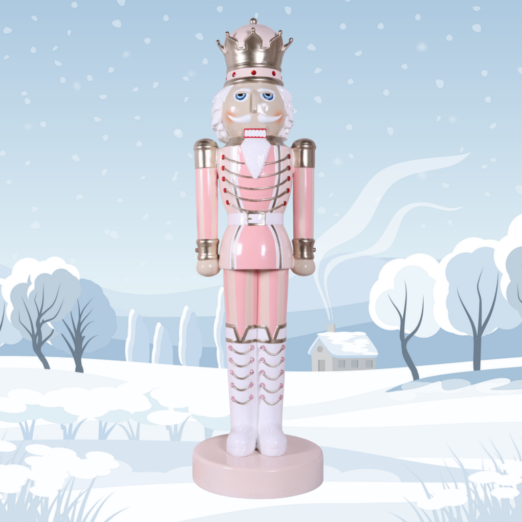 Nutcracker - Pink and White Stripes - 6.5ft | JR 110013