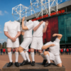 0023 SOCCER WALL IN A PAINTABLE PRIMER FINISH