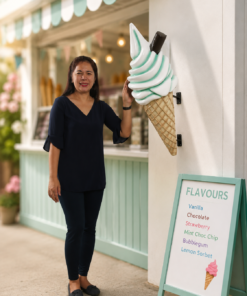 Mint - Whippy Ice Cream - 3ft Hanging | JR 170052