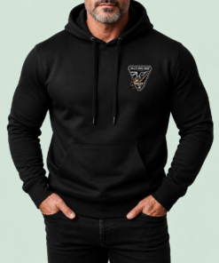 ROCKET DAY #4 HOODIE - Small left breast logo - large logo back | BSM-HOOD015