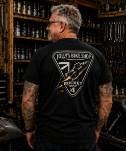 ROCKET DAY #4 Small breast logo - Large logo back | BSM-TS025