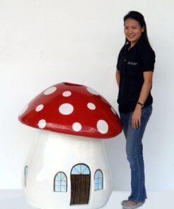 Alternative view of Mushroom Rubbish Bin | JR 2782