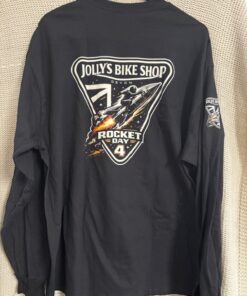 Alternative view of ROCKET DAY #4 LONG SLEEVE T-SHIRT | BSM-TSL008