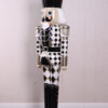 170046 HARLEQUIN BLACK, GOLD AND WHITE