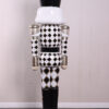 170046 HARLEQUIN BLACK, GOLD AND WHITE