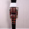 Nutcracker Soldier - Harlequin Red, Black and Gold - 6ft JR 170046