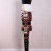 Nutcracker Soldier - Harlequin Red, Black and Gold - 6ft JR 170046