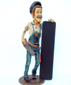 Carpenter with Advertising Board | JR 1877